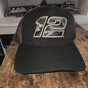 Ryan Blaney Military Appreciation Camo #12 Trucker Hat